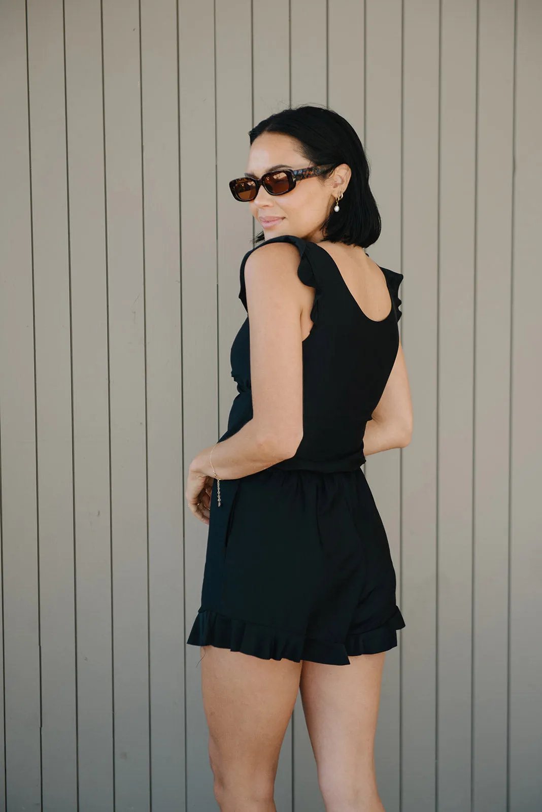 AGNIESZKA | Kostium kąpielowy z falbanami i wsparciem biustu