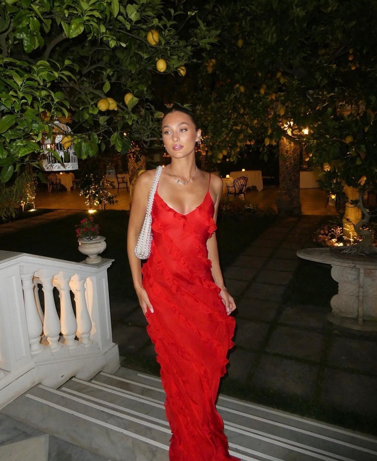 ZARA | Sukienka z falbanami