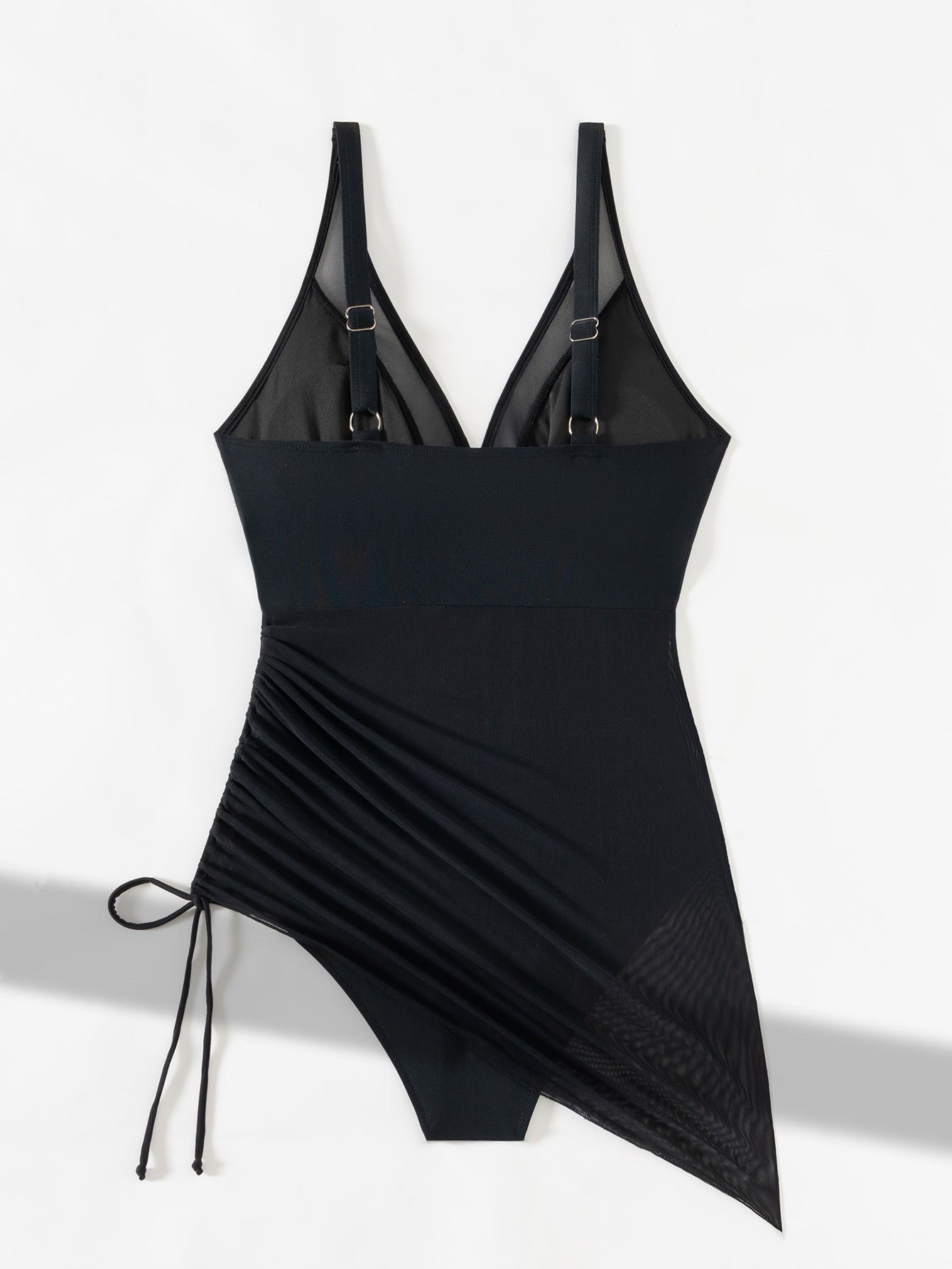 LUBA | Wyszczuplający siateczkowy kostium kąpielowy sarong