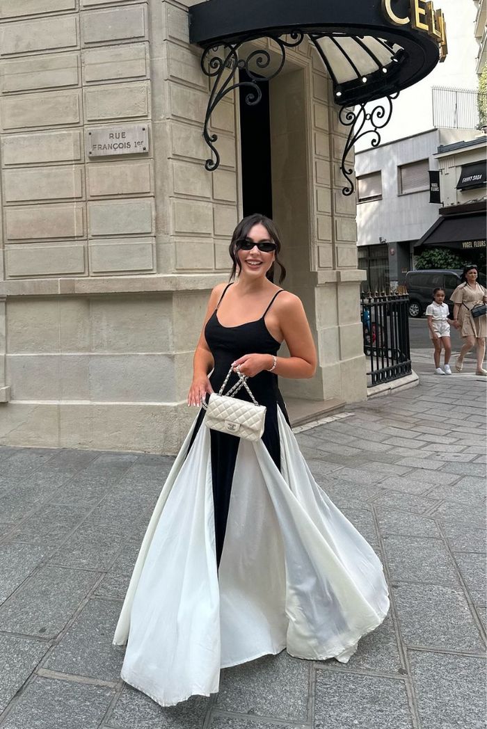 ELIANA | Sukienka Maxi z Panelami