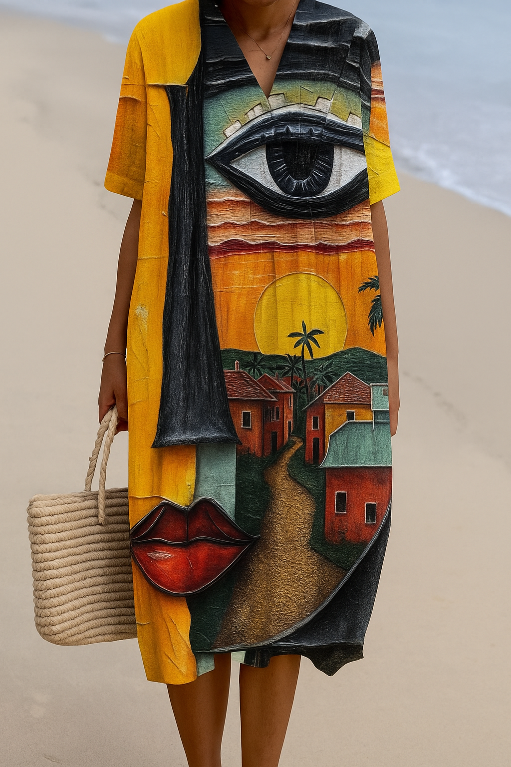 SOFIE | Sukienka inspirowana sztuką – Naturalne piękno, które przyciąga uwagę