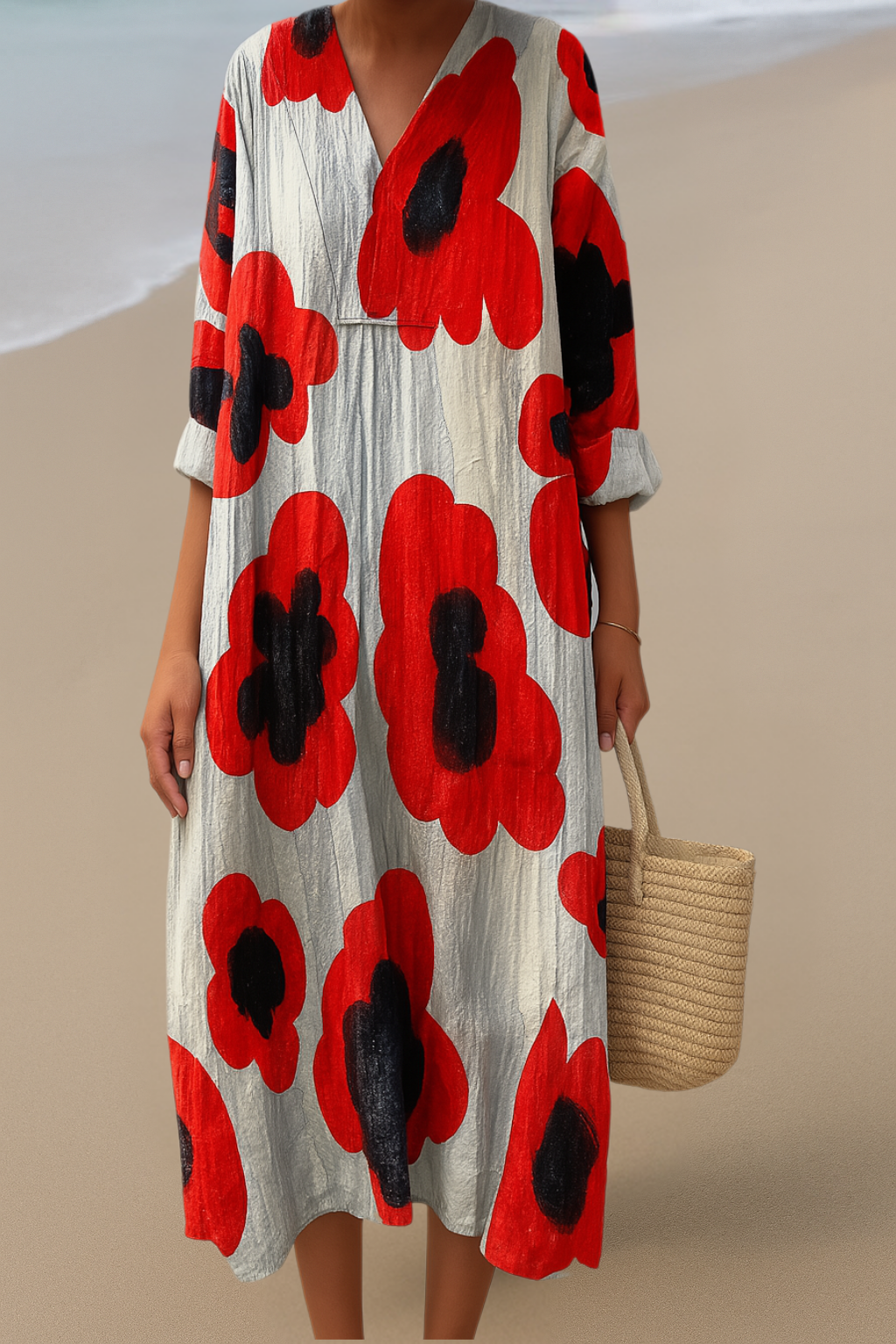 SOFIE | Sukienka Maxi w Kwiaty – Odważ się na Kwiaty, Naturalna Pewność Siebie