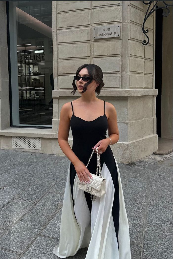 ELIANA | Sukienka Maxi z Panelami