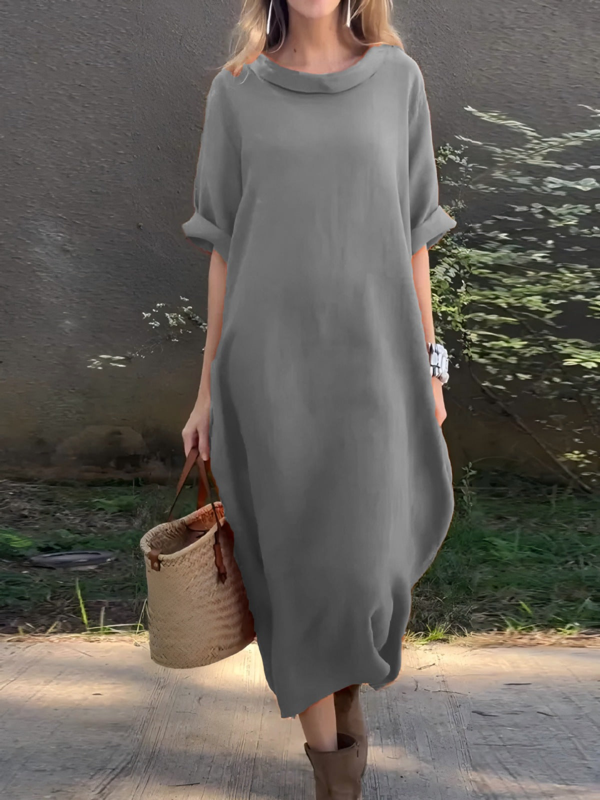 MARIOLA | Lekka Sukienka Maxi