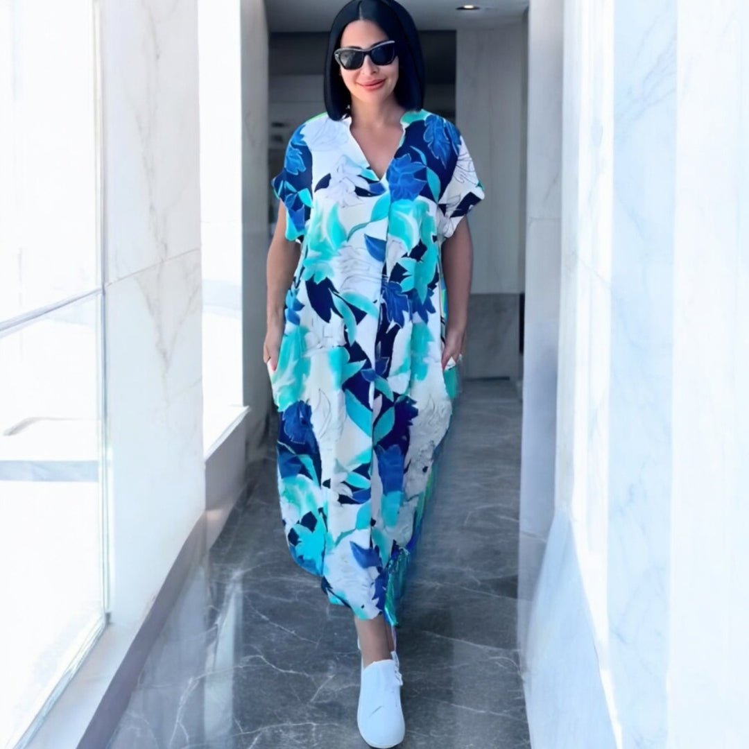 LENA | Elegancka Sukienka w Kwiaty